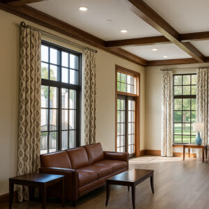 Elegant custom draperies